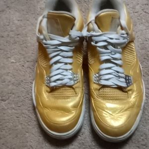 Jordan 4 Custom gold